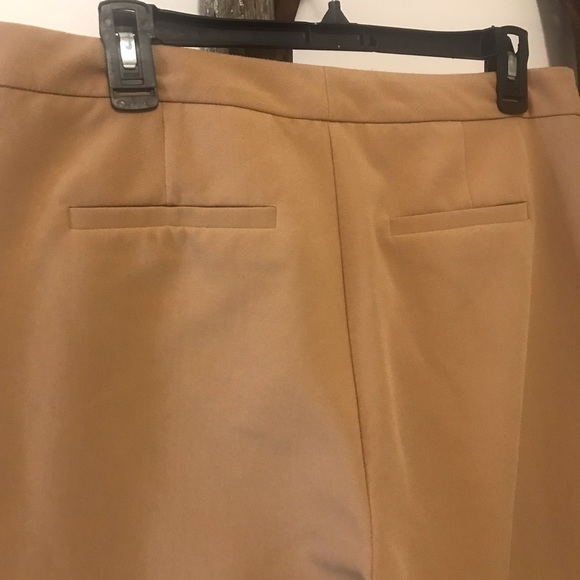 Nine West Tan Kick Flare Trouser Pants - Picture 5 of 7